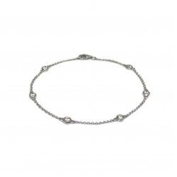 Armband mit 6 Brillanten in Weissgold