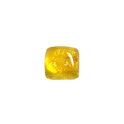 gelber quadratischer Turmalin Cabochon Edelstein