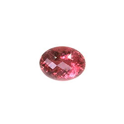 pinker ovaler Turmalin Edelstein