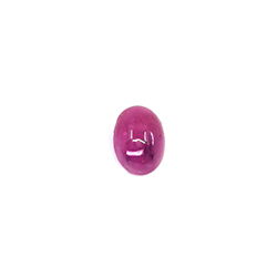 pinker ovaler Rubin Cabochon Edelstein