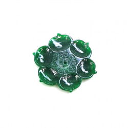 gruene Jade Gravur Edelstein