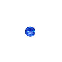 blauer runder Saphir Edelstein