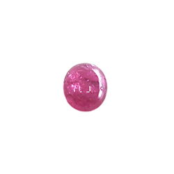 roter Turmalin Cabochon Edelstein