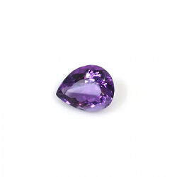 violetter Amethyst Tropfen Edelstein