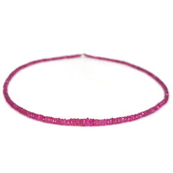 pinke Rubin Kette