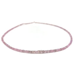 pinke Saphir Kette