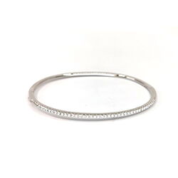 Weissgold Armreif mit Brillanten