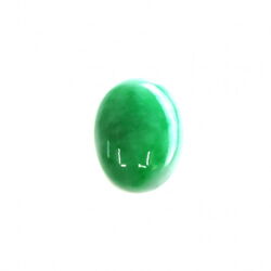 gruenes grosses Jade Cabochon Edelstein