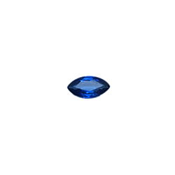 blaues Saphir Navette Edelstein