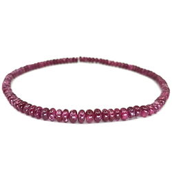 rote Rubin Kette Linsen