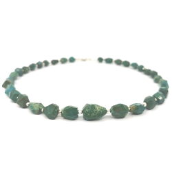 blaues Brocken Armband