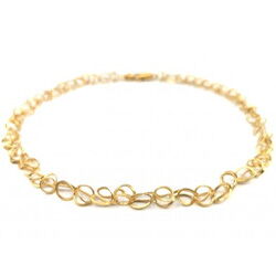 gedrehte  rundliche Goldkette