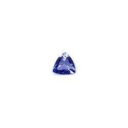 blaues Tansanit Dreieck Edelstein