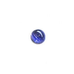 blaues rundes Saphir Cabochon Edelstein