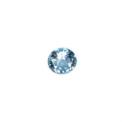runder blauer Aquamarin Edelstein
