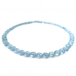 blaue runde Scheibenkette