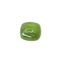 gruener rechteckiger Peridot Cabochon Edelstein