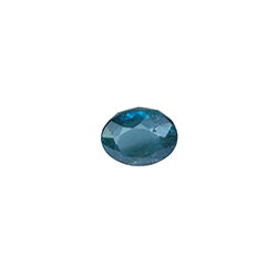 ovaler blauer Turmalin Edelstein