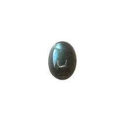 ovaler Labradorit mit blauem Schimmer Edelstein