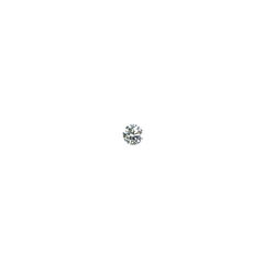 weisser Diamant in Brillantschliff Edelstein