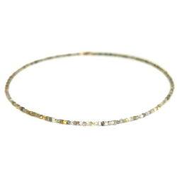 zarte graue Diamant Würfelkette
