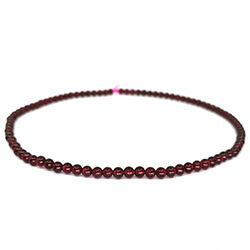 rote Granat Linsenkette