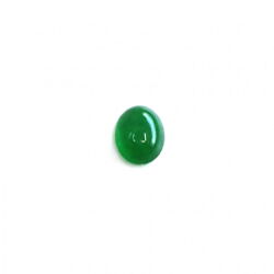 gruener ovaler Jade Cabochon Edelstein