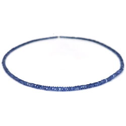 blaue zarte Saphirkette