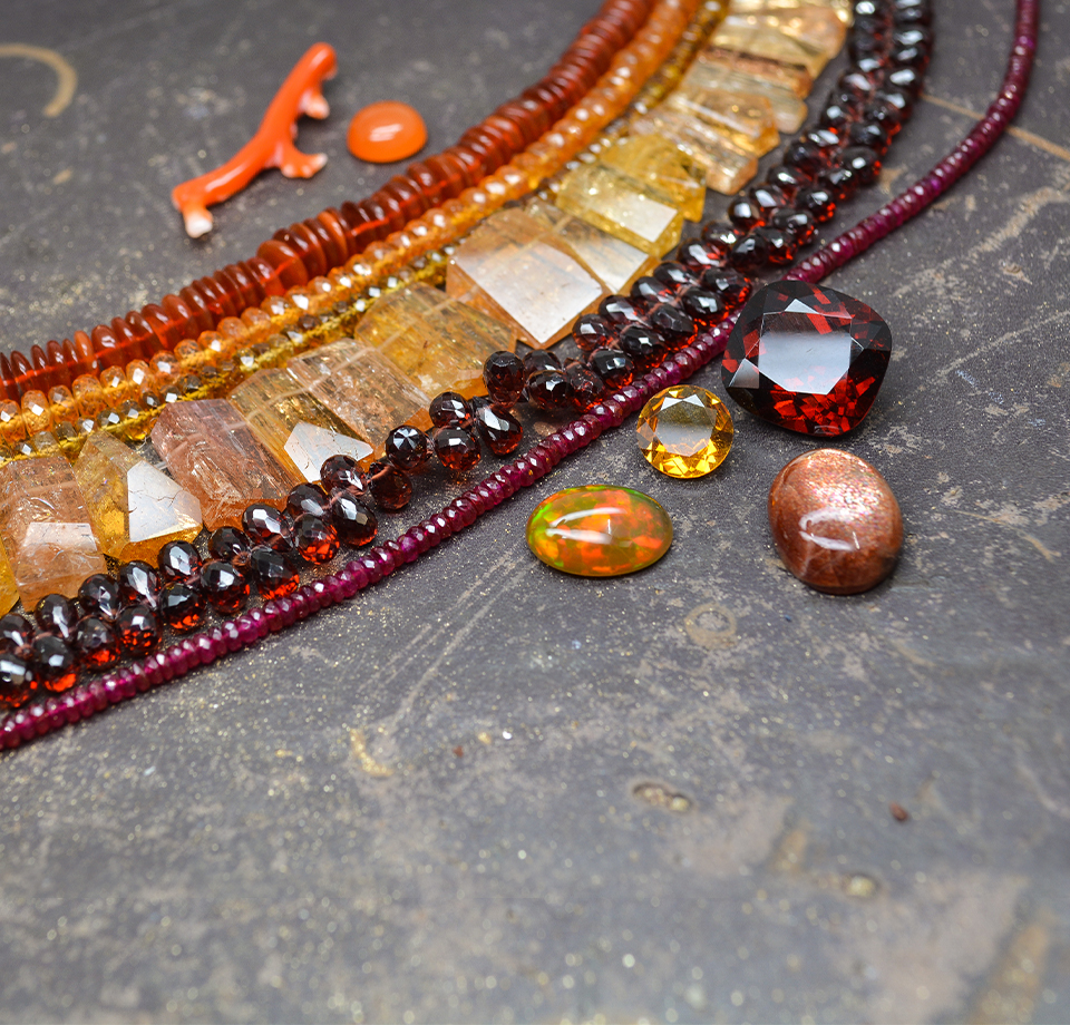 rote-und-orange-edelsteine