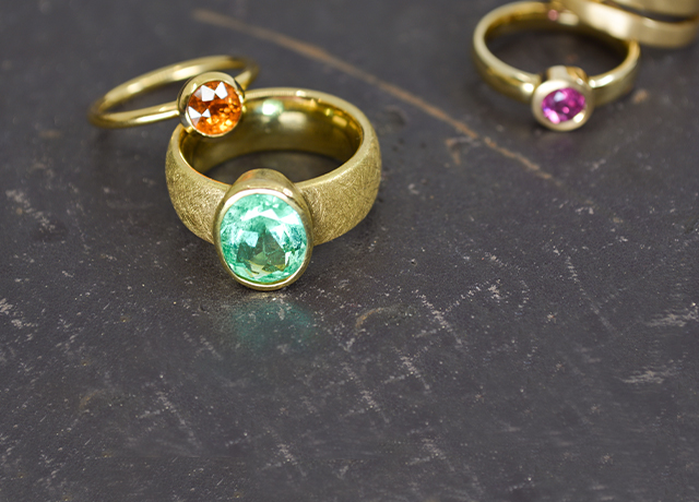 drei goldene Ringe Goldschmiede Albath