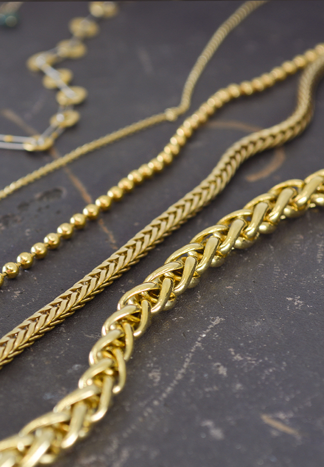 vier Goldschmuck Ketten Goldschmiede Albath
