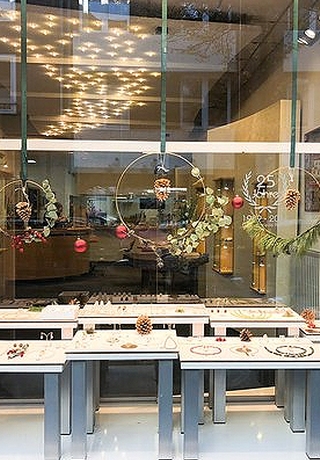 Schaufenster Goldschmiede Albath