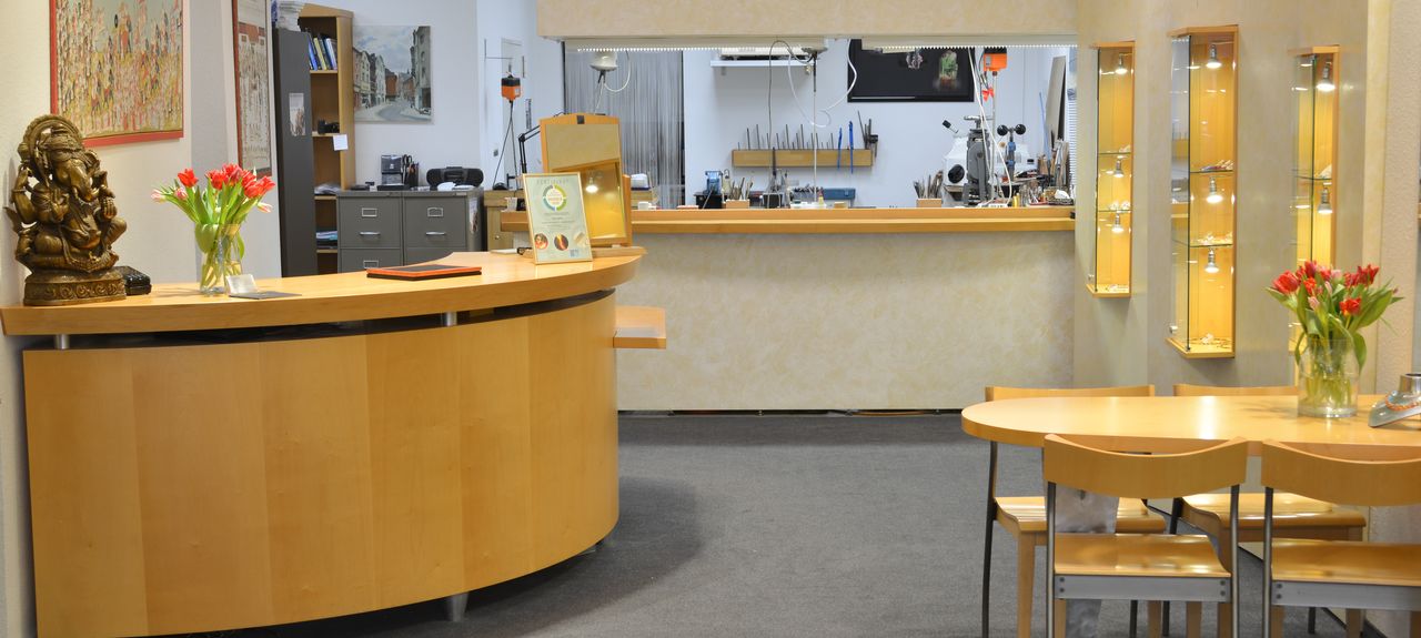 Unsere Goldschmiede und Werkstatt